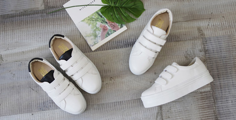 <b><p>Korean Pitching Velcro Height The Snkers</p></b><b><p>韓国語 ピッチング ベルクロ 身長 厚底 スニーカー 女性 スリーた プラットフォームシューズ</p></b><br /><br /><p align='center'>