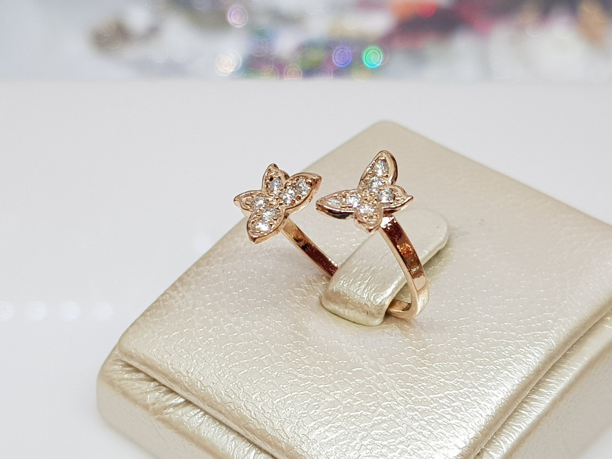 <b><p>Miracle butterfly Open ring 000 Refresh tas</p></b><b><p>ミラクル 蝶 オープンリング ri000 さわやかな味 今日のファッション ジュエリー</p></b><br /><br /><p align='center'>