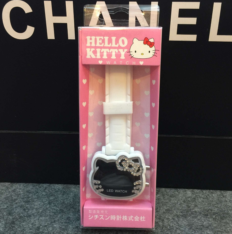<b><p>child Girl clock Kitty Electronic 5 spies</p></b><b><p>児童 女の子 時計 キティ 電子 5種 キッズ キャラクター 子供 有ファッション</p></b><br /><br /><p align='center'>