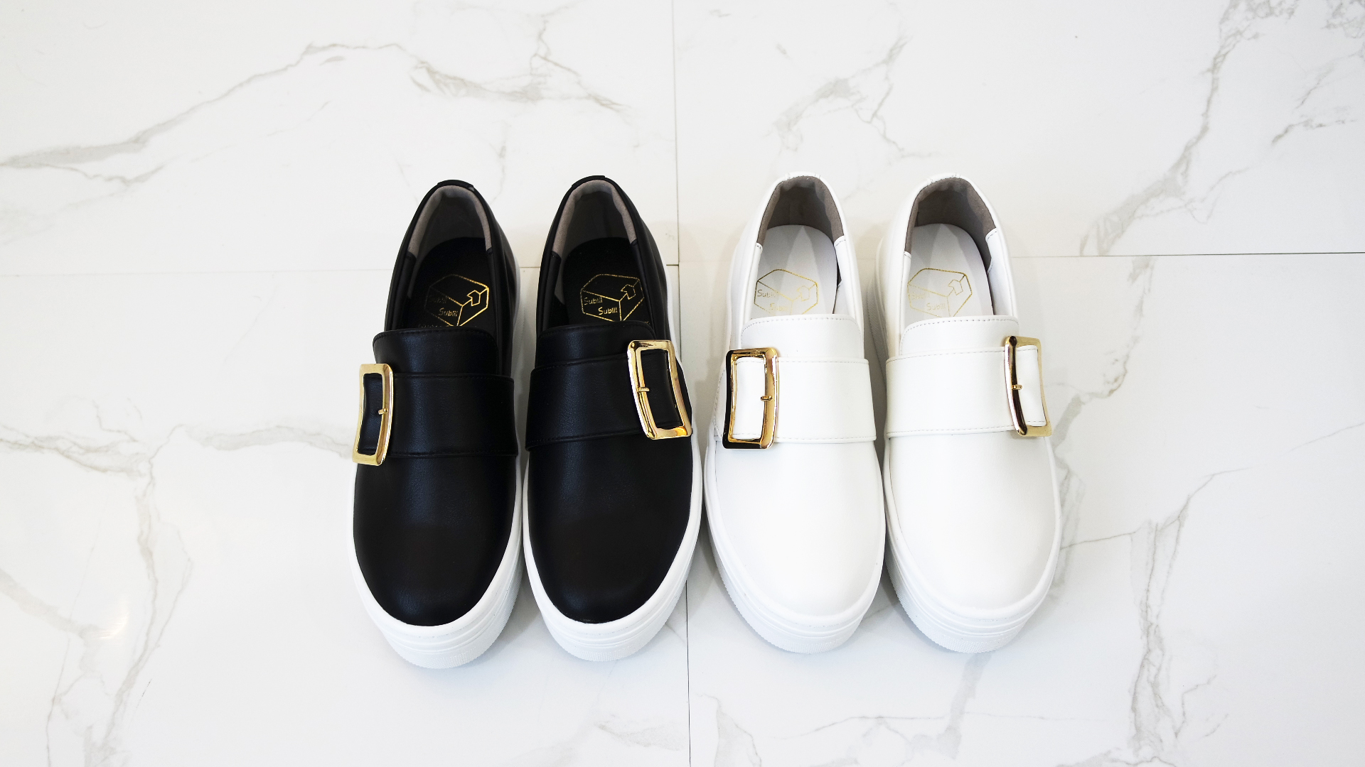 <b><p>Korean Harley squa buck lther Slip-on fema</p></b><b><p>韓国語 ハーレー 正方形 バックル レザー 厚底 スリップオン 女性 スニーカー</p></b><br /><br /><p align='center'>