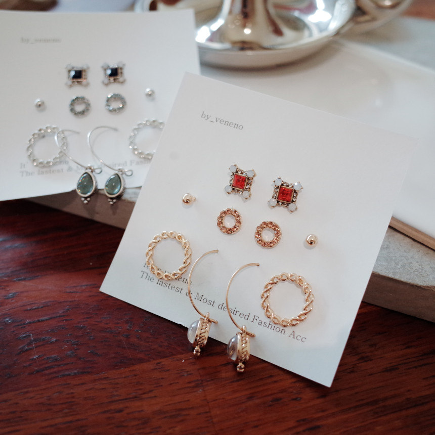 <b><p>Forever 10See Stone ring ear Simple Unique</p></b><b><p>永遠 10See ストーンリング イヤ シンプルユニーク スタイリッシュルック 30代の女性</p></b><br /><br /><p align='center'>