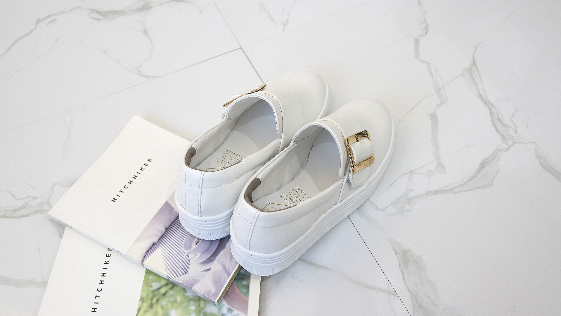 <b><p>Korean Harley squa buck lther Slip-on fema</p></b><b><p>韓国語 ハーレー 正方形 バックル レザー 厚底 スリップオン 女性 スニーカー</p></b><br /><br /><p align='center'>