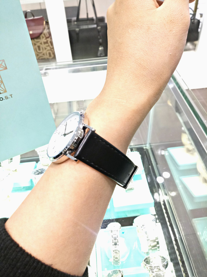 <b><p>OST Black Daily Couple Leather Band Wch OTC118213A</p></b><b><p>OST ブラックデイリーカップルレザーバンド腕時計OTC118213ASB 23</p></b><br /><br /><p align='center'>