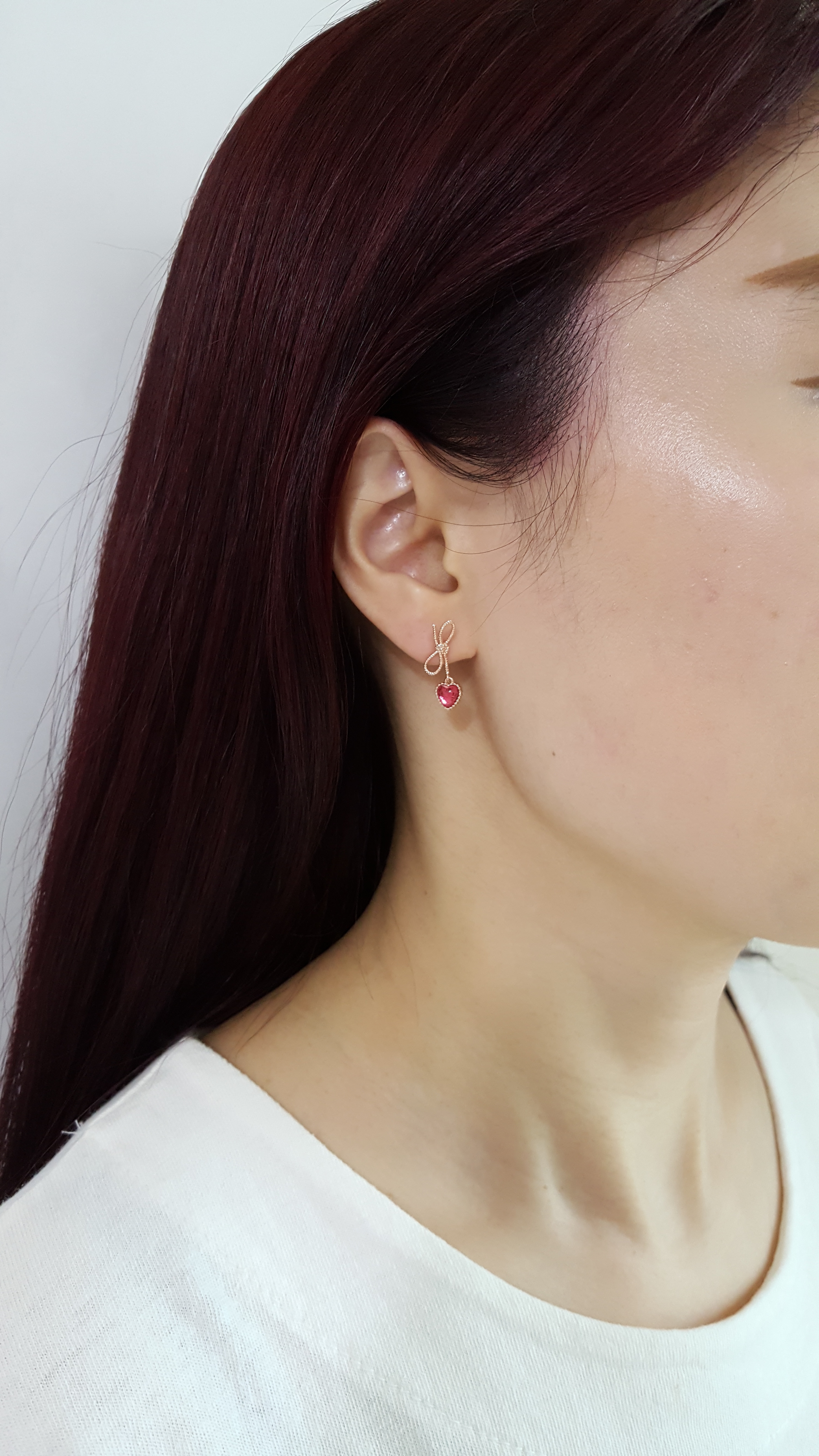 <b><p>Red Ribbon earing</p></b><b><p>レッドリボン イヤリング</p></b><br /><br /><p align='center'>