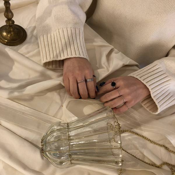 <b><p>black Layered set Ace Index fing Stop right</p></b><b><p>ブラック 重ね着 セット エキ 検知 右手停止 リング 簡単スタイ ユニークアクセサリー</p></b><br /><br /><p align='center'>