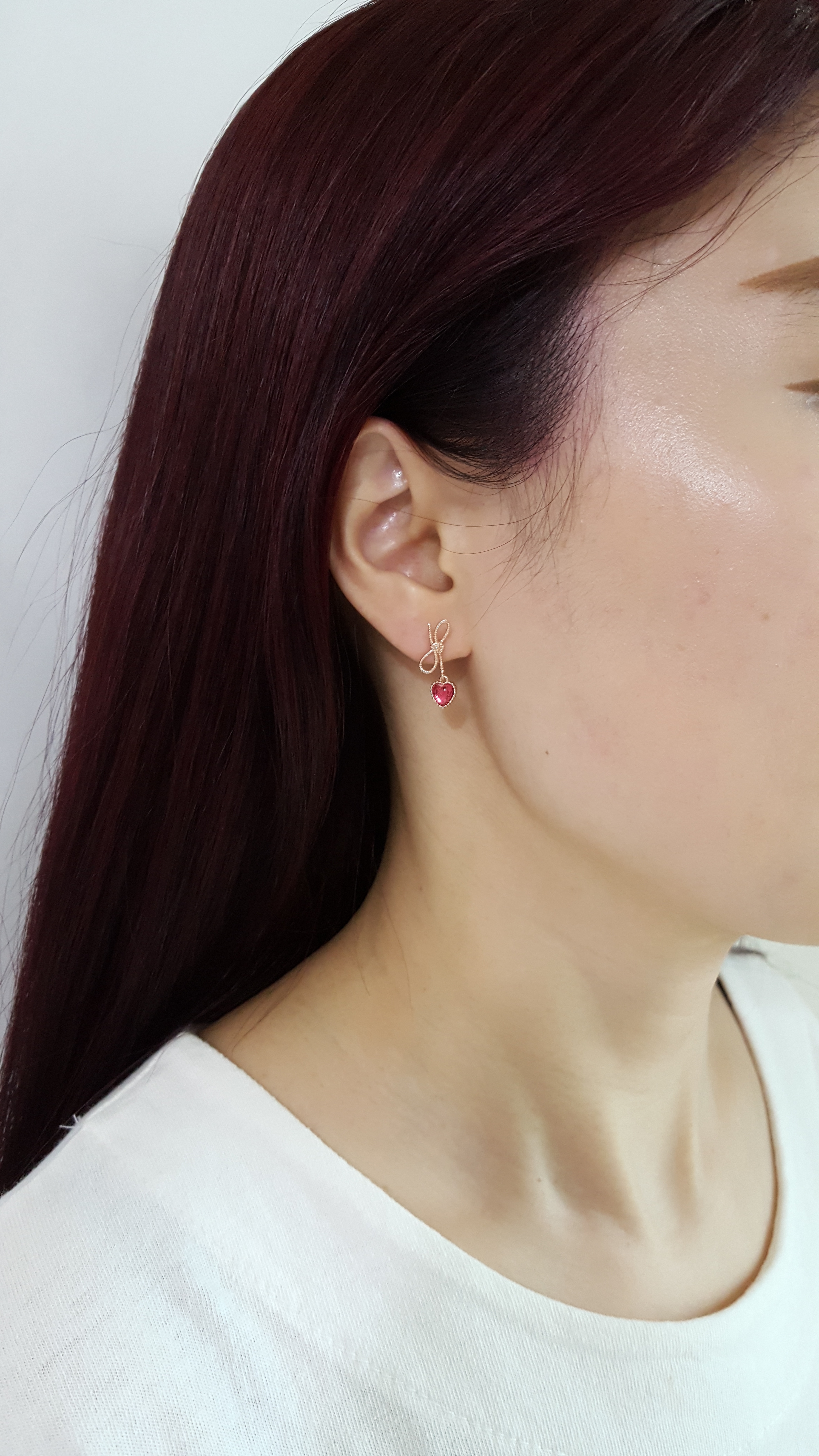 <b><p>Red Ribbon earing</p></b><b><p>レッドリボン イヤリング</p></b><br /><br /><p align='center'>