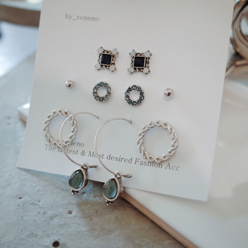 <b><p>Forever 10See Stone ring ear Simple Unique</p></b><b><p>永遠 10See ストーンリング イヤ シンプルユニーク スタイリッシュルック 30代の女性</p></b><br /><br /><p align='center'>