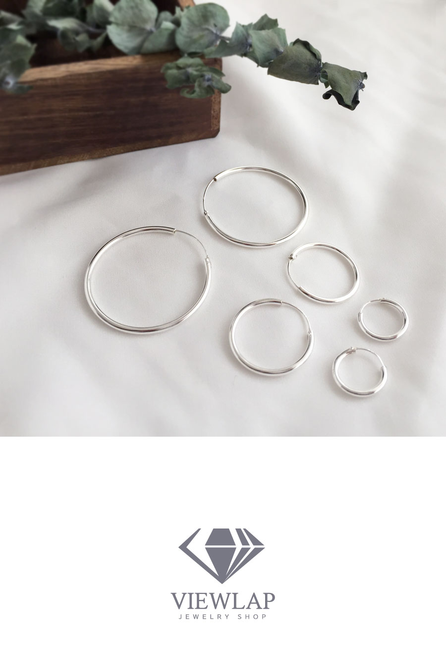 <b><p>basic Silver fing earrs species Vwab Women's</p></b><b><p>基本 ベーシック ウンチム リングピアス 3種 ビュレプ 女性のアクセサリー シルバー</p></b><br /><br /><p align='center'>