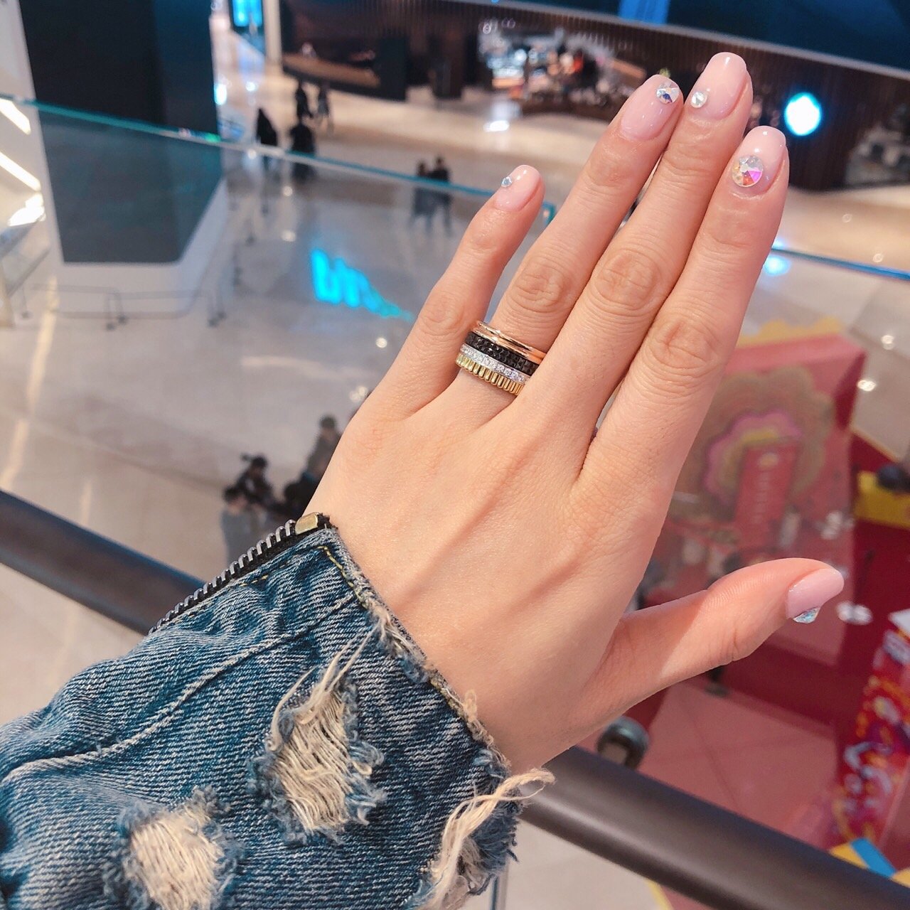 <b><p>Combi Quattro ring les Rose gold, silver92.5</p></b><b><p>コンビ クワトロリング 5行 ローズゴールド、ゴールド silver92.5製品</p></b><br /><br /><p align='center'>