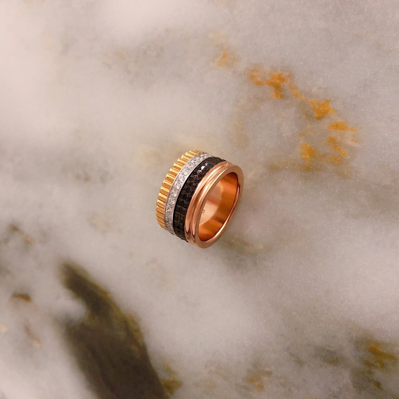 <b><p>Combi Quattro ring les Rose gold, silver92.5</p></b><b><p>コンビ クワトロリング 5行 ローズゴールド、ゴールド silver92.5製品</p></b><br /><br /><p align='center'>