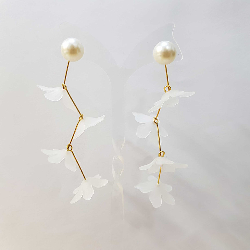 <b><p>Dyed flowers HOMAIKA Drop earring</p></b><b><p>染色花 ホマイカ ドロップ イヤリング</p></b><br /><br /><p align='center'>