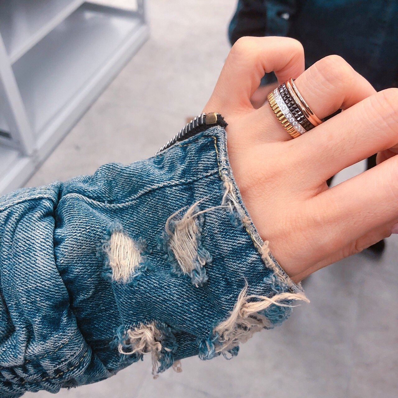 <b><p>Combi Quattro ring les Rose gold, silver92.5</p></b><b><p>コンビ クワトロリング 5行 ローズゴールド、ゴールド silver92.5製品</p></b><br /><br /><p align='center'>