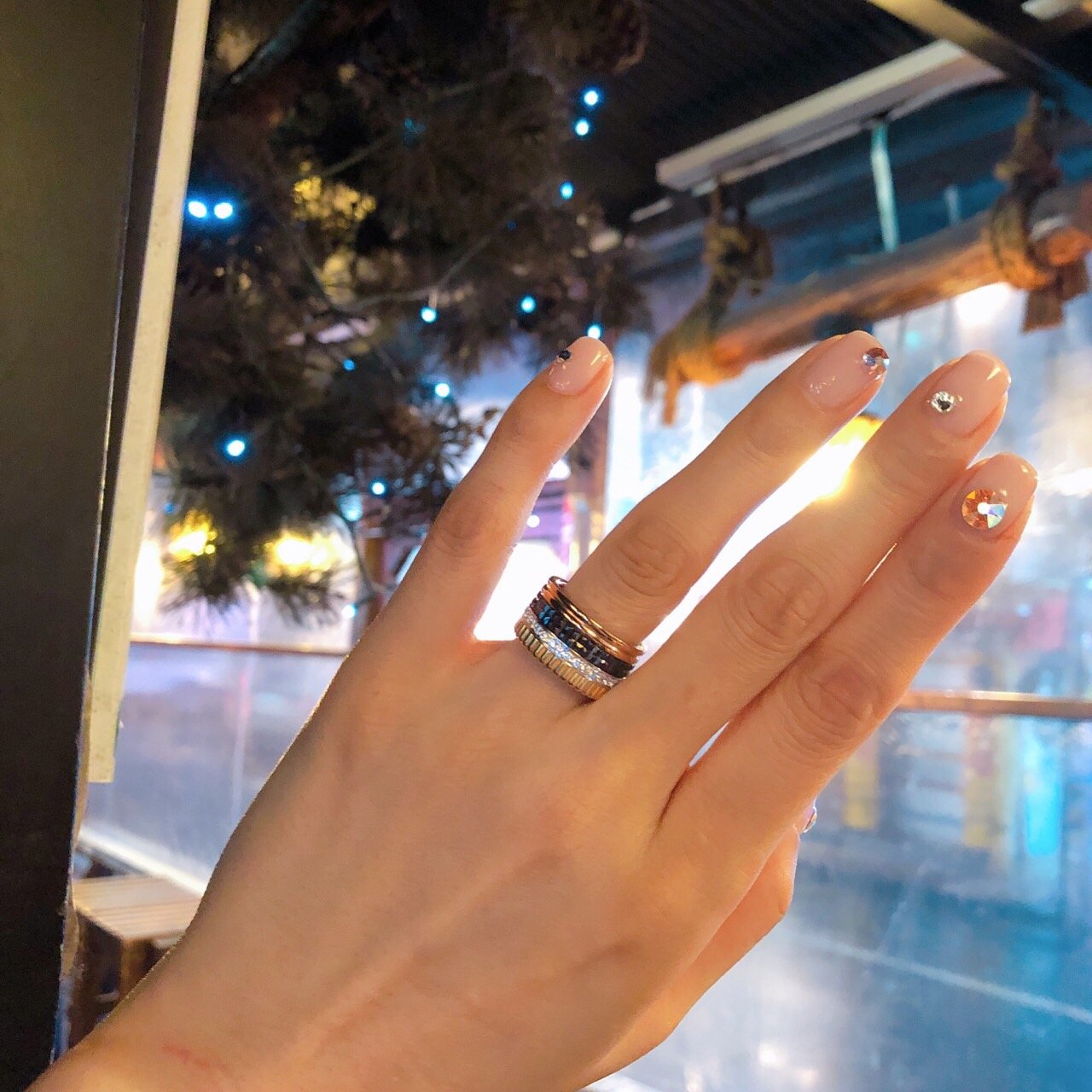 <b><p>Combi Quattro ring les Rose gold, silver92.5</p></b><b><p>コンビ クワトロリング 5行 ローズゴールド、ゴールド silver92.5製品</p></b><br /><br /><p align='center'>