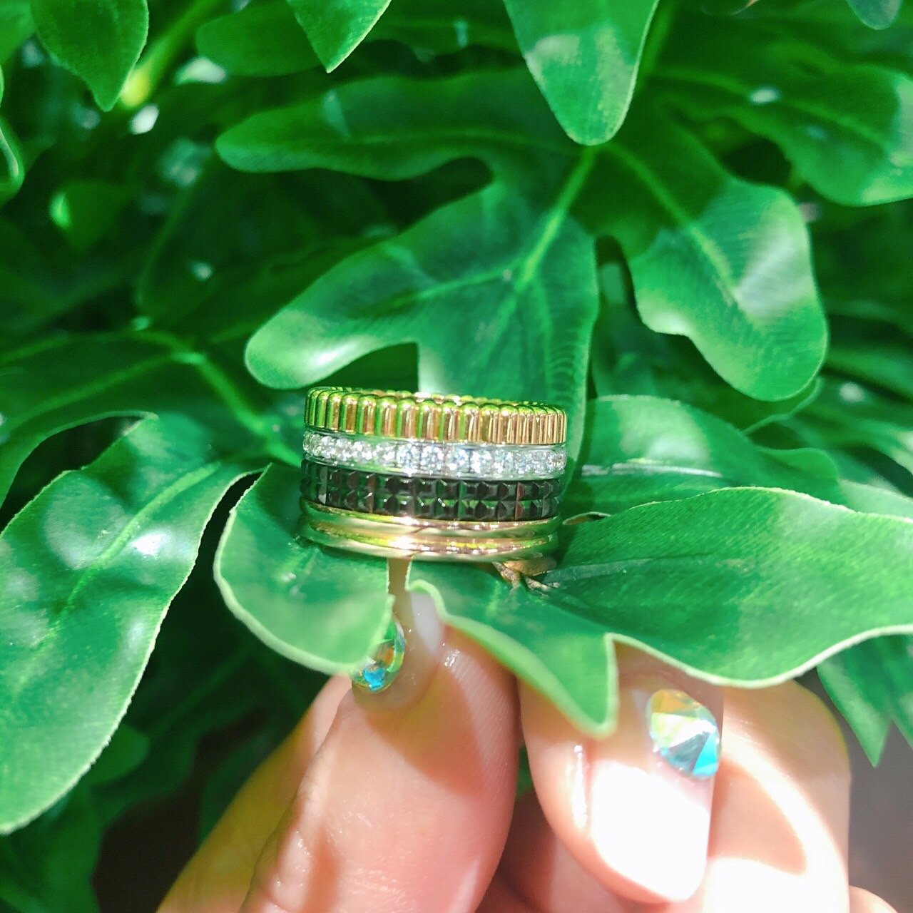 <b><p>Combi Quattro ring les Rose gold, silver92.5</p></b><b><p>コンビ クワトロリング 5行 ローズゴールド、ゴールド silver92.5製品</p></b><br /><br /><p align='center'>