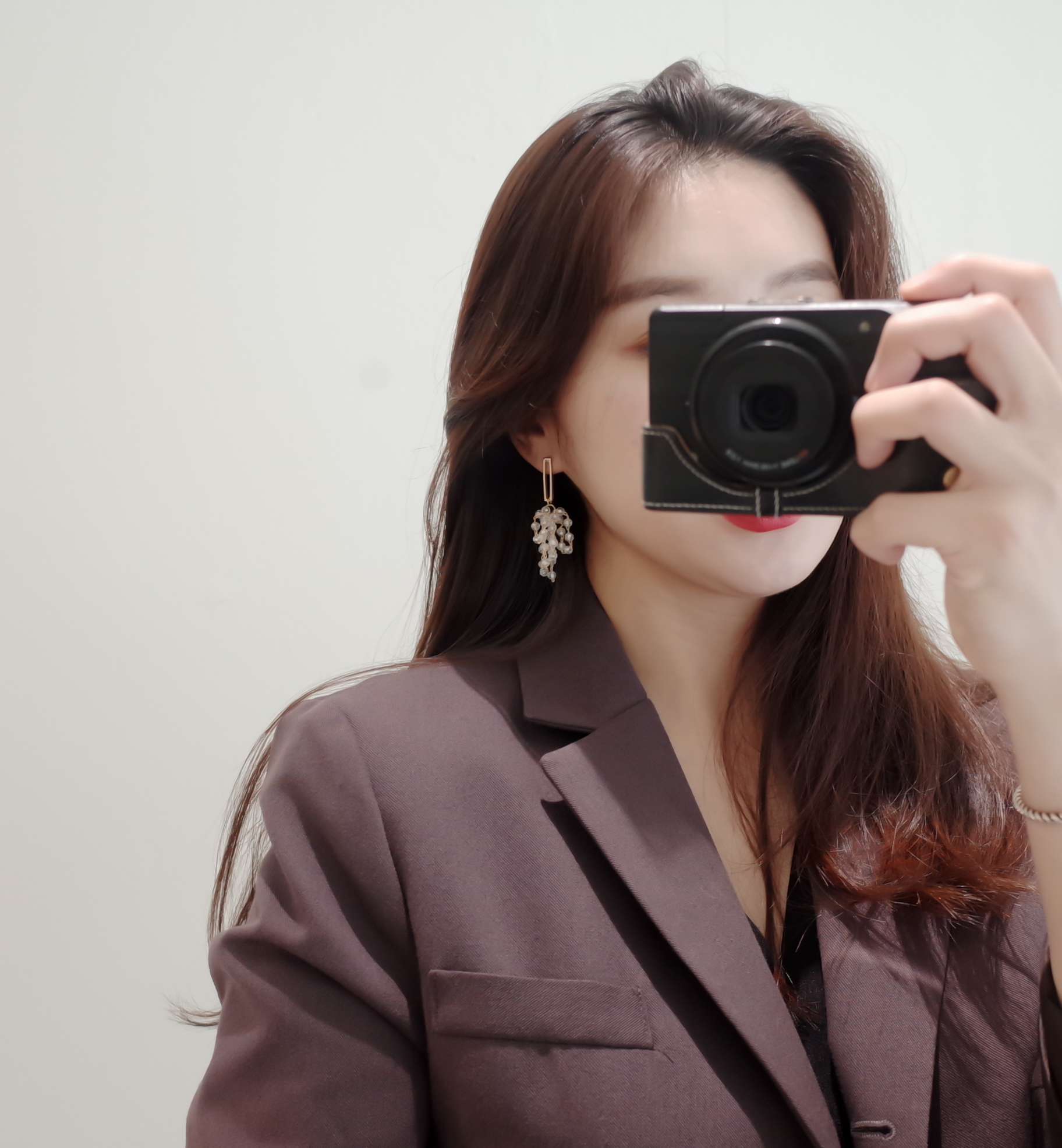 <b><p>Kyukyu Rectangular Bubble pel Drop Eris Simp</p></b><b><p>キュキュ 長方形バー バブル真珠 ドロップイヤリング シンプルユニーク スタイリッシュルック</p></b><br /><br /><p align='center'>