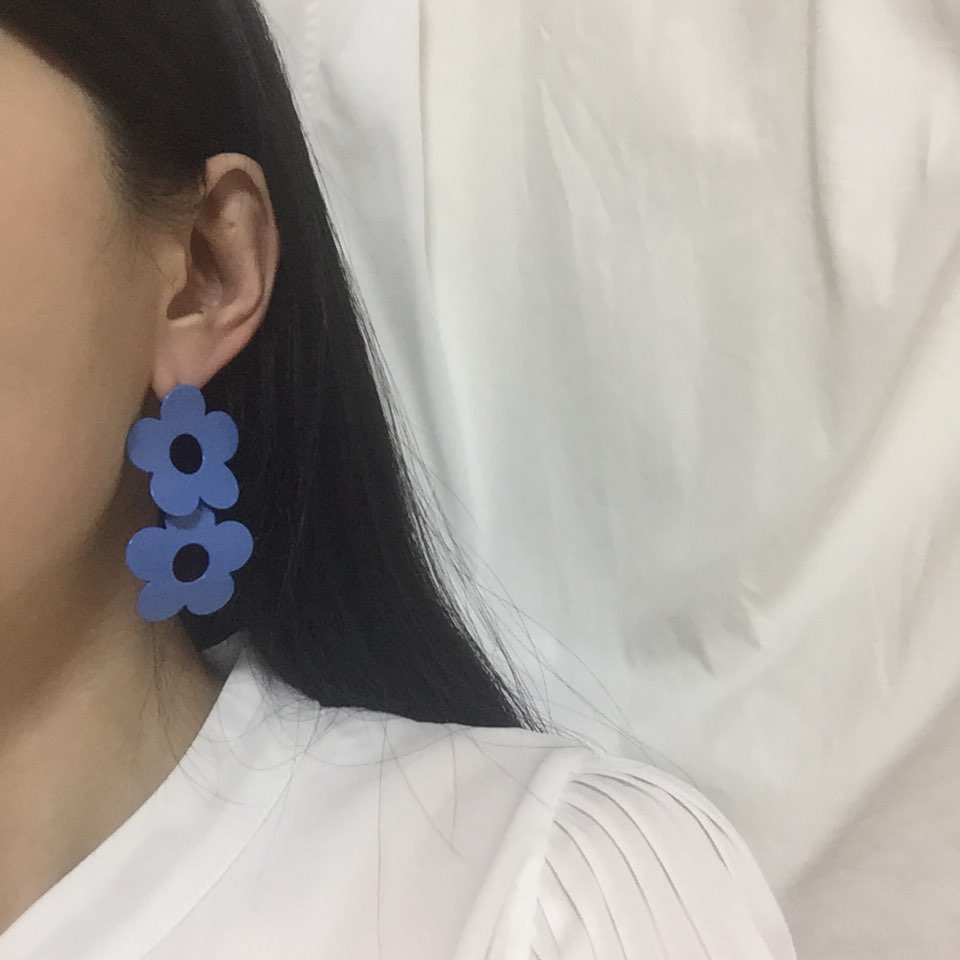 <b><p>flower Bold Fr Retro Kim Na Young st cor</p></b><b><p>フラワー ボールド 花 レトロ キム・ナヨン セント カラー ポイ ドロップ イヤリング</p></b><br /><br /><p align='center'>