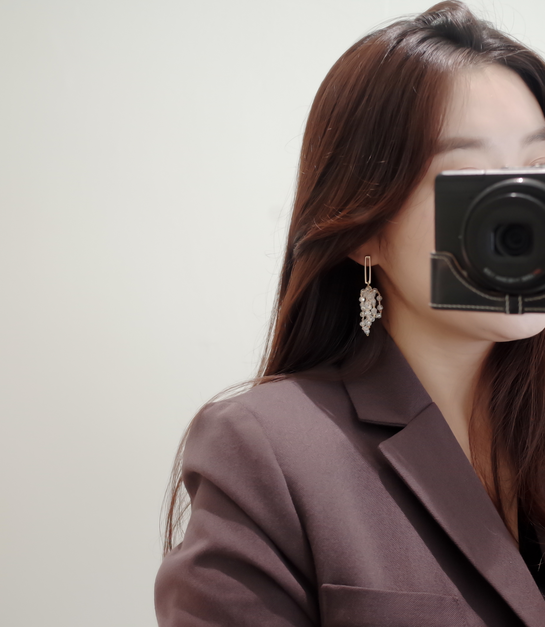 <b><p>Kyukyu Rectangular Bubble pel Drop Eris Simp</p></b><b><p>キュキュ 長方形バー バブル真珠 ドロップイヤリング シンプルユニーク スタイリッシュルック</p></b><br /><br /><p align='center'>