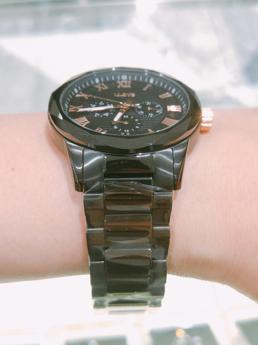 <b><p>Lloyd Bezel tting ceramic couple cck LL2M16951R</p></b><b><p>ロイド ベゼル カッティング セラミック プル 時計 LL2M16951R 男 女性</p></b><br /><br /><p align='center'>