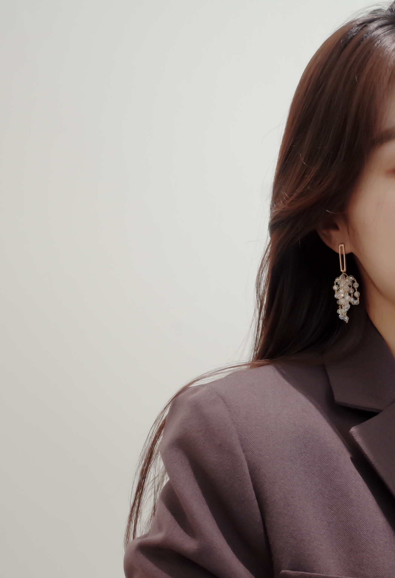 <b><p>Kyukyu Rectangular Bubble pel Drop Eris Simp</p></b><b><p>キュキュ 長方形バー バブル真珠 ドロップイヤリング シンプルユニーク スタイリッシュルック</p></b><br /><br /><p align='center'>