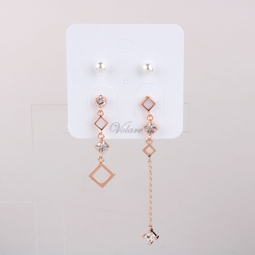 <b><p>Bollare Rhombus cape drop erings SPE421 Refed</p></b><b><p>ボラレ 菱形螺鈿ドロップイヤリング SPE421 洗練された 飾るドゥトアン飾るよう</p></b><br /><br /><p align='center'>