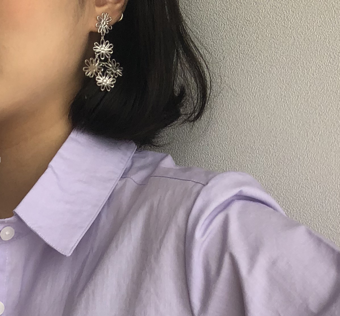 <b><p>Blossom fwer Drop earring vely Sp coordation</p></b><b><p>ブロッサム フラワー ドプ イヤリング ラブリー 春のコーディネート ロマンチックスタイル</p></b><br /><br /><p align='center'>