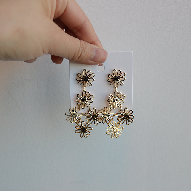 <b><p>Blossom fwer Drop earring vely Sp coordation</p></b><b><p>ブロッサム フラワー ドプ イヤリング ラブリー 春のコーディネート ロマンチックスタイル</p></b><br /><br /><p align='center'>
