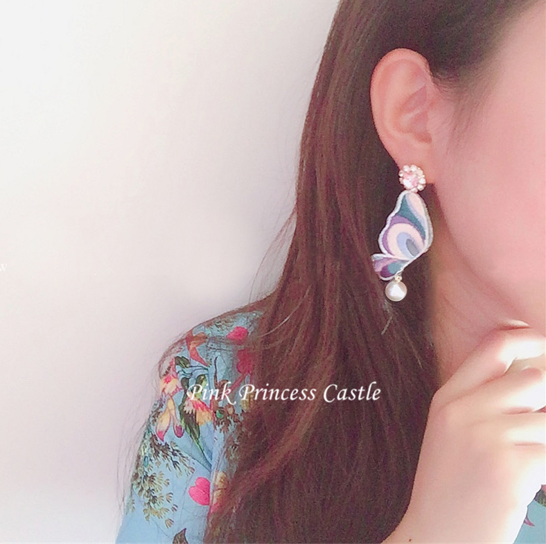 <b><p>stone Cubic Pearl embroidery buttfly Dp Unknown</p></b><b><p>ストーン キュービック 真珠 刺繍 蝶 ドロップ オンバル ランス ウンチム イヤリング</p></b><br /><br /><p align='center'>