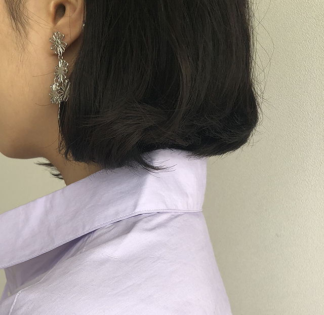 <b><p>Blossom fwer Drop earring vely Sp coordation</p></b><b><p>ブロッサム フラワー ドプ イヤリング ラブリー 春のコーディネート ロマンチックスタイル</p></b><br /><br /><p align='center'>