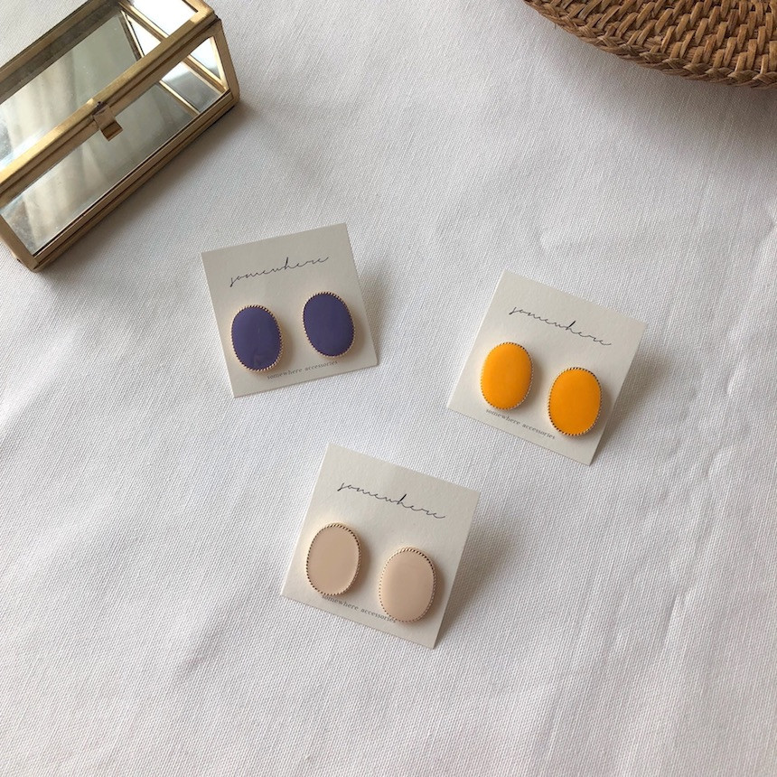 <b><p>Gloss Oval Cor earring acc713 Fenton lavder</p></b><b><p>光沢 オーバル カラーリング acc713 イヤ 楕円形 フェントン ラベンダー</p></b><br /><br /><p align='center'>