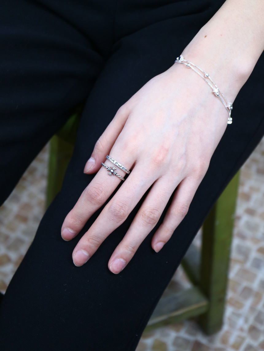 <b><p>all Silver Stling sr chrome Back open Free</p></b><b><p>全体 純銀製 クロム バックオープン フリーサイズ リング 925 ユファウン 重ね着</p></b><br /><br /><p align='center'>