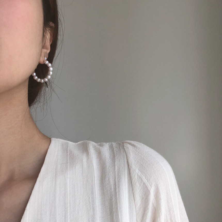 <b><p>Romance Pearl Ring rs Bold silver Drop Unba</p></b><b><p>ロマンス 真珠 リングピアス ボールド シルバー ドロップ アンバラ 925 ギフト</p></b><br /><br /><p align='center'>