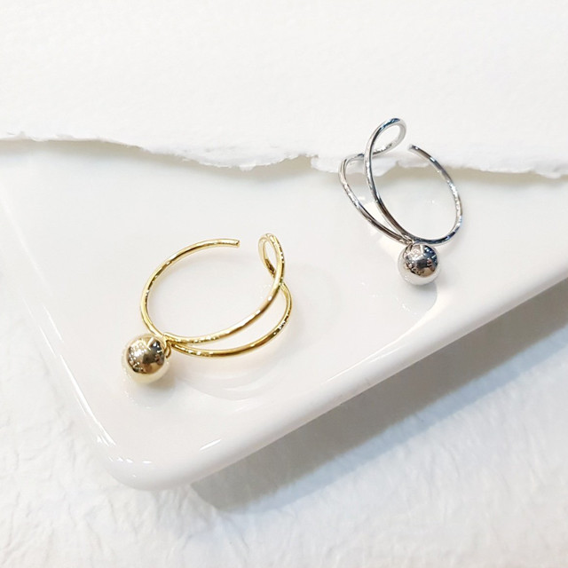 <b><p>gold lver Two lines Unknown circle New platg</p></b><b><p>ゴールド シルバー 二行 オンバル サークル 新株メッキ ファッションリング スタイリュな</p></b><br /><br /><p align='center'>