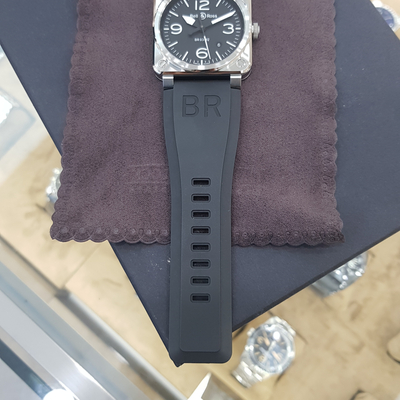 <b><p>Bell &amp Ross BELL ROSS BR 03 92 Ste -BLC-ST</p></b><b><p>ベル＆ロス BR 03 92 鋼 -BLC-ST</p></b><br /><br /><p align='center'>