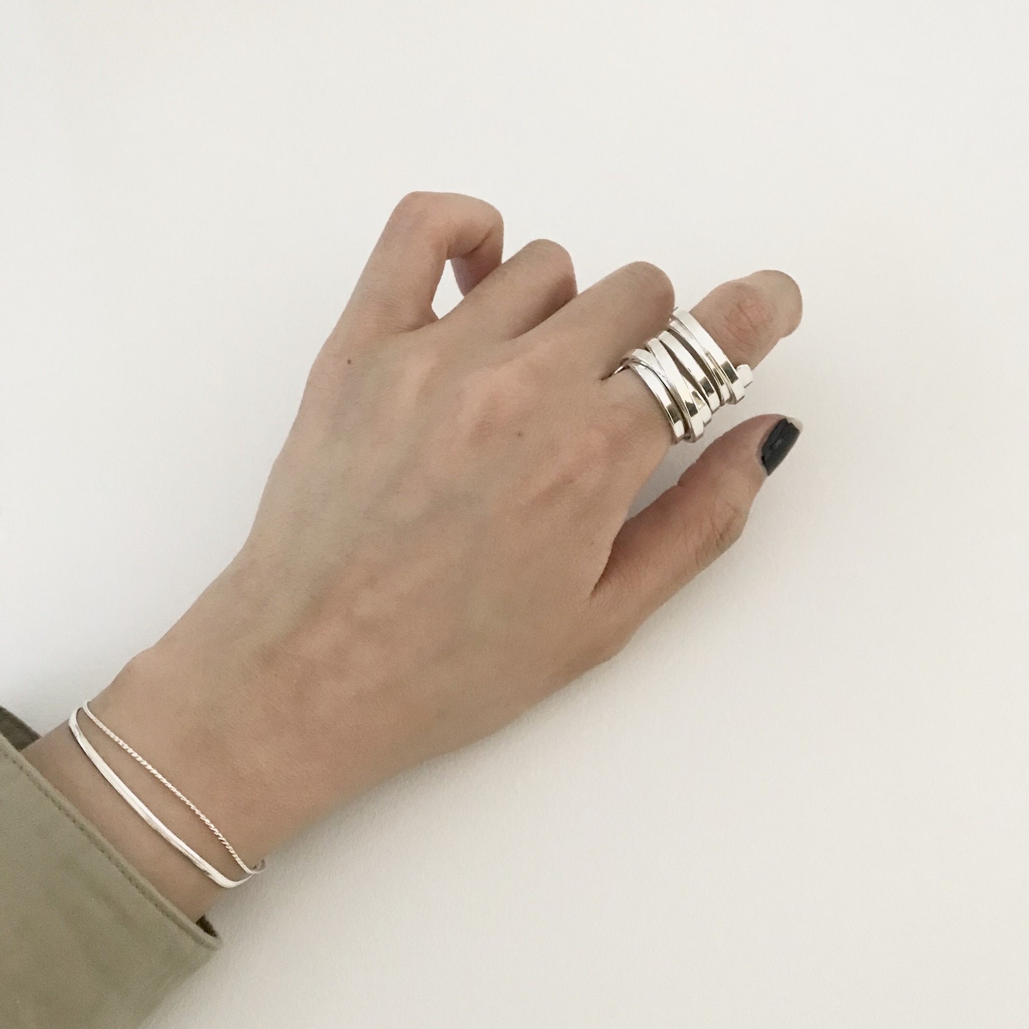 <b><p>Silver 925 day open 8 lines rg kk Tw Index</p></b><b><p>シルバー925 デイリー オープン 8行 リング ねじれ プレッツェル 検知 豪華な</p></b><br /><br /><p align='center'>