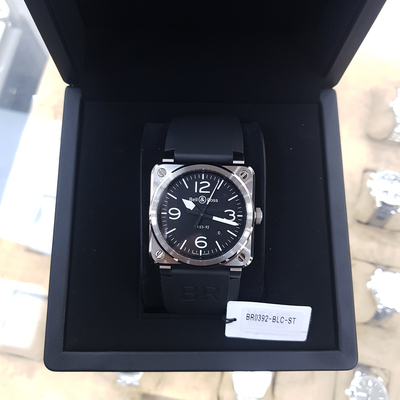 <b><p>Bell &amp Ross BELL ROSS BR 03 92 Ste -BLC-ST</p></b><b><p>ベル＆ロス BR 03 92 鋼 -BLC-ST</p></b><br /><br /><p align='center'>