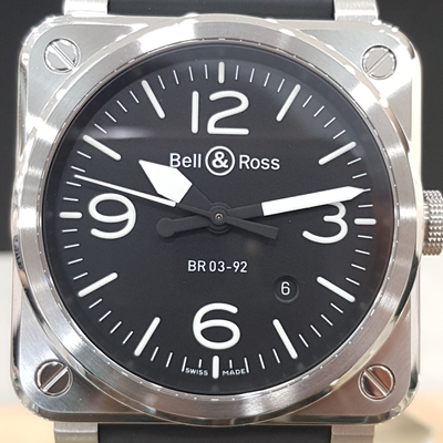 <b><p>Bell &amp Ross BELL ROSS BR 03 92 Ste -BLC-ST</p></b><b><p>ベル＆ロス BR 03 92 鋼 -BLC-ST</p></b><br /><br /><p align='center'>