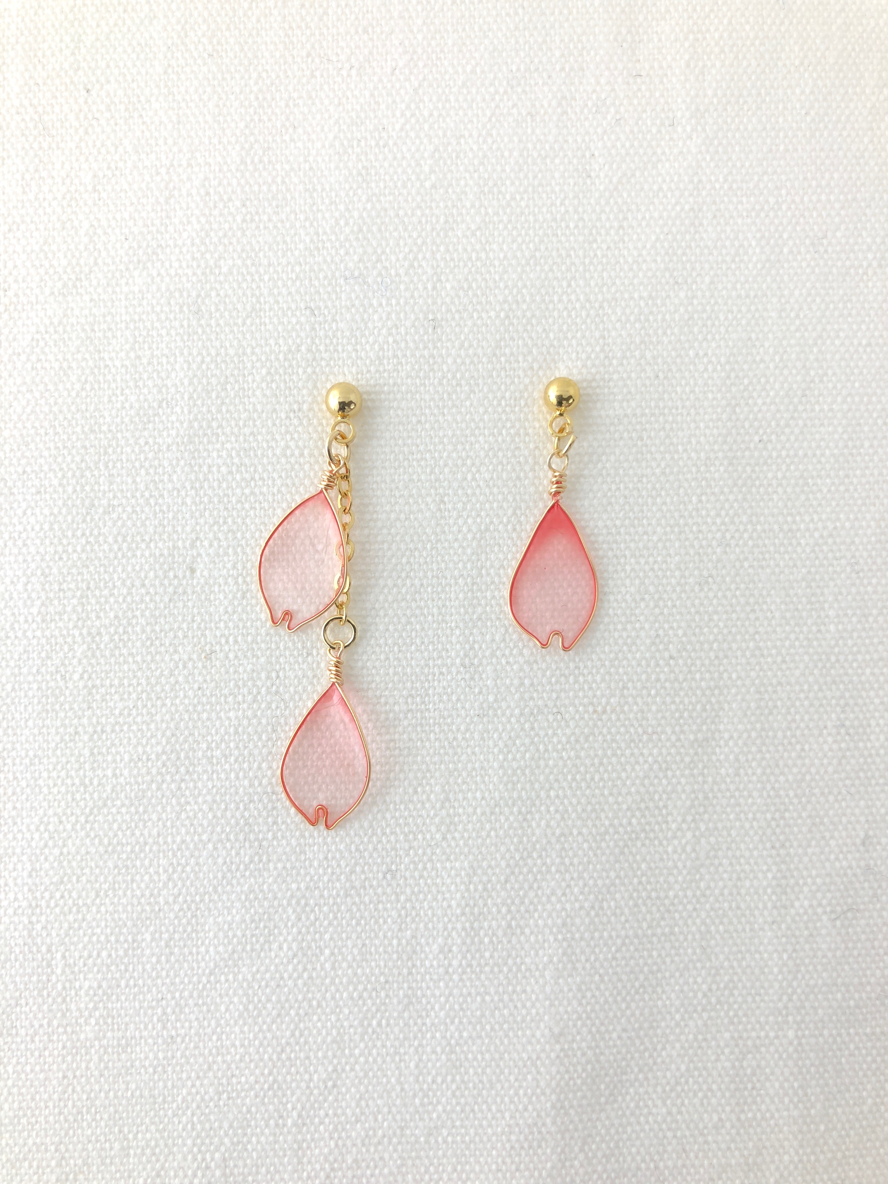 <b><p>Short Cherry leaf Drop ing Ear Girlfriend</p></b><b><p>ショート 桜の葉 ドロップ イヤリング グィチ ガールフレンドの贈り物 自主制作</p></b><br /><br /><p align='center'>