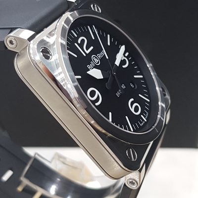 <b><p>Bell &amp Ross BELL ROSS BR 03 92 Ste -BLC-ST</p></b><b><p>ベル＆ロス BR 03 92 鋼 -BLC-ST</p></b><br /><br /><p align='center'>