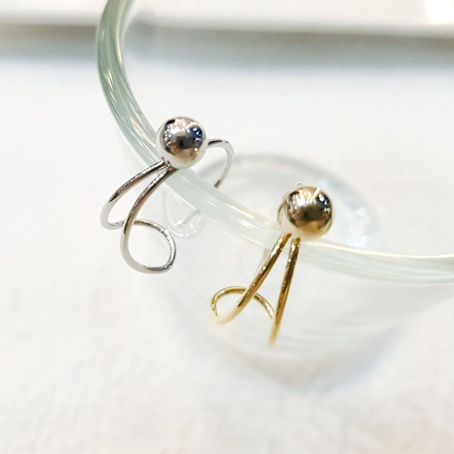 <b><p>gold lver Two lines Unknown circle New platg</p></b><b><p>ゴールド シルバー 二行 オンバル サークル 新株メッキ ファッションリング スタイリュな</p></b><br /><br /><p align='center'>