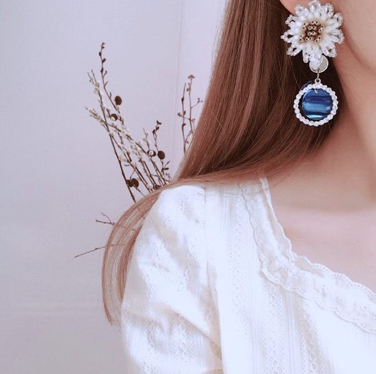 <b><p>unique flower Seined earrgs Good pot cycle</p></b><b><p>ユニーク フラワー スパンコールピアス ポイントサイクル良い ケバケバした アクセサリー</p></b><br /><br /><p align='center'>