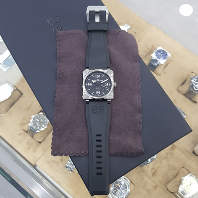 <b><p>Bell &amp Ross BELL ROSS BR 03 92 Ste -BLC-ST</p></b><b><p>ベル＆ロス BR 03 92 鋼 -BLC-ST</p></b><br /><br /><p align='center'>