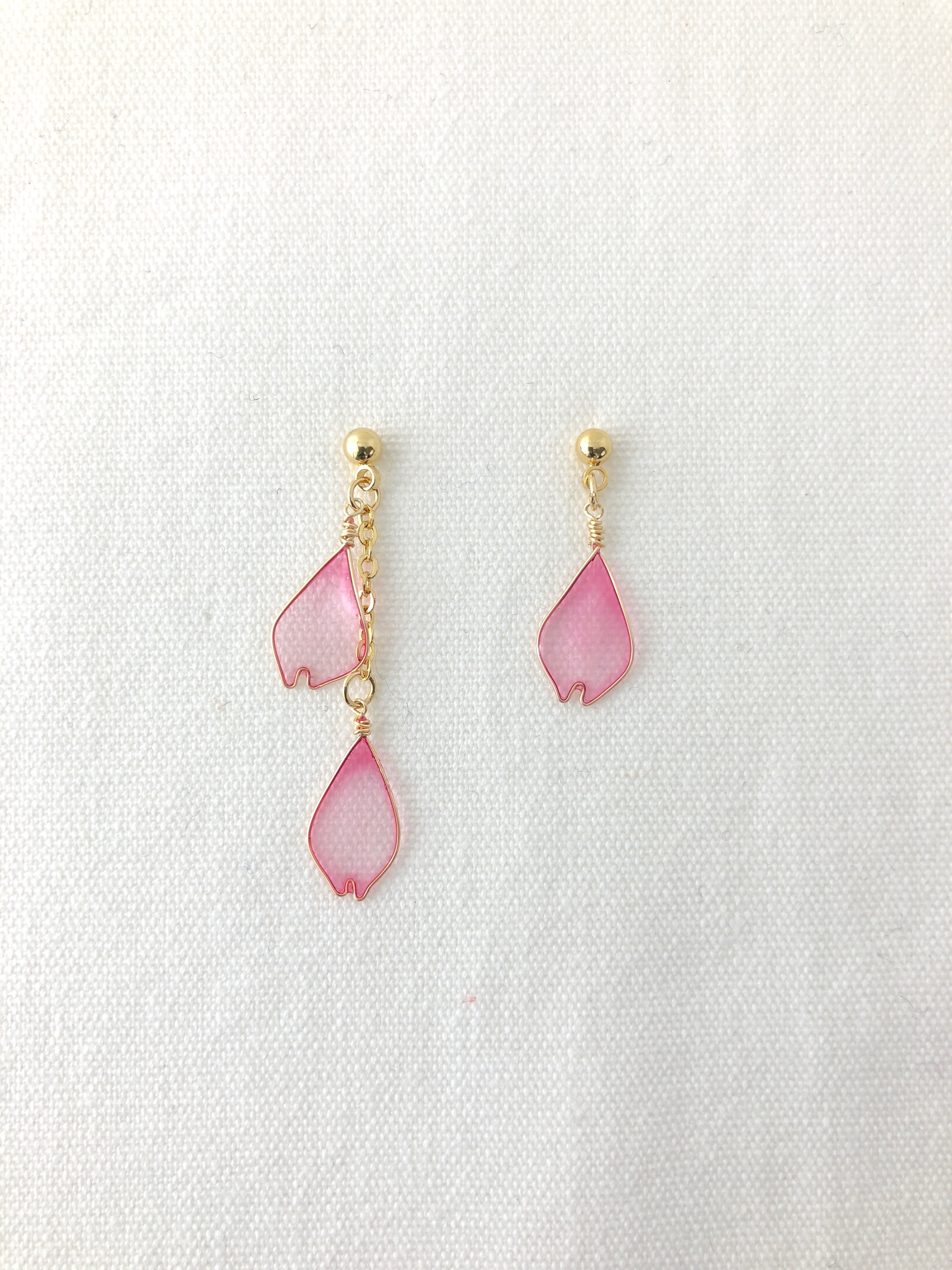 <b><p>Short Cherry leaf Drop ing Ear Girlfriend</p></b><b><p>ショート 桜の葉 ドロップ イヤリング グィチ ガールフレンドの贈り物 自主制作</p></b><br /><br /><p align='center'>