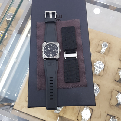 <b><p>Bell &amp Ross BELL ROSS BR 03 92 Ste -BLC-ST</p></b><b><p>ベル＆ロス BR 03 92 鋼 -BLC-ST</p></b><br /><br /><p align='center'>