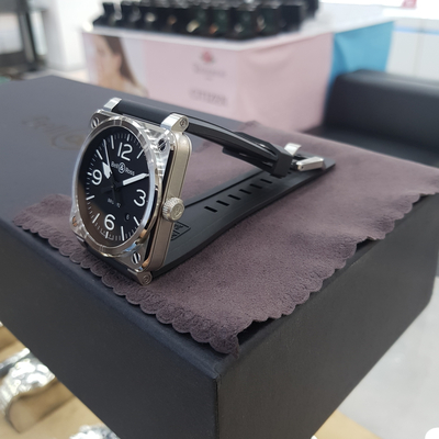 <b><p>Bell &amp Ross BELL ROSS BR 03 92 Ste -BLC-ST</p></b><b><p>ベル＆ロス BR 03 92 鋼 -BLC-ST</p></b><br /><br /><p align='center'>