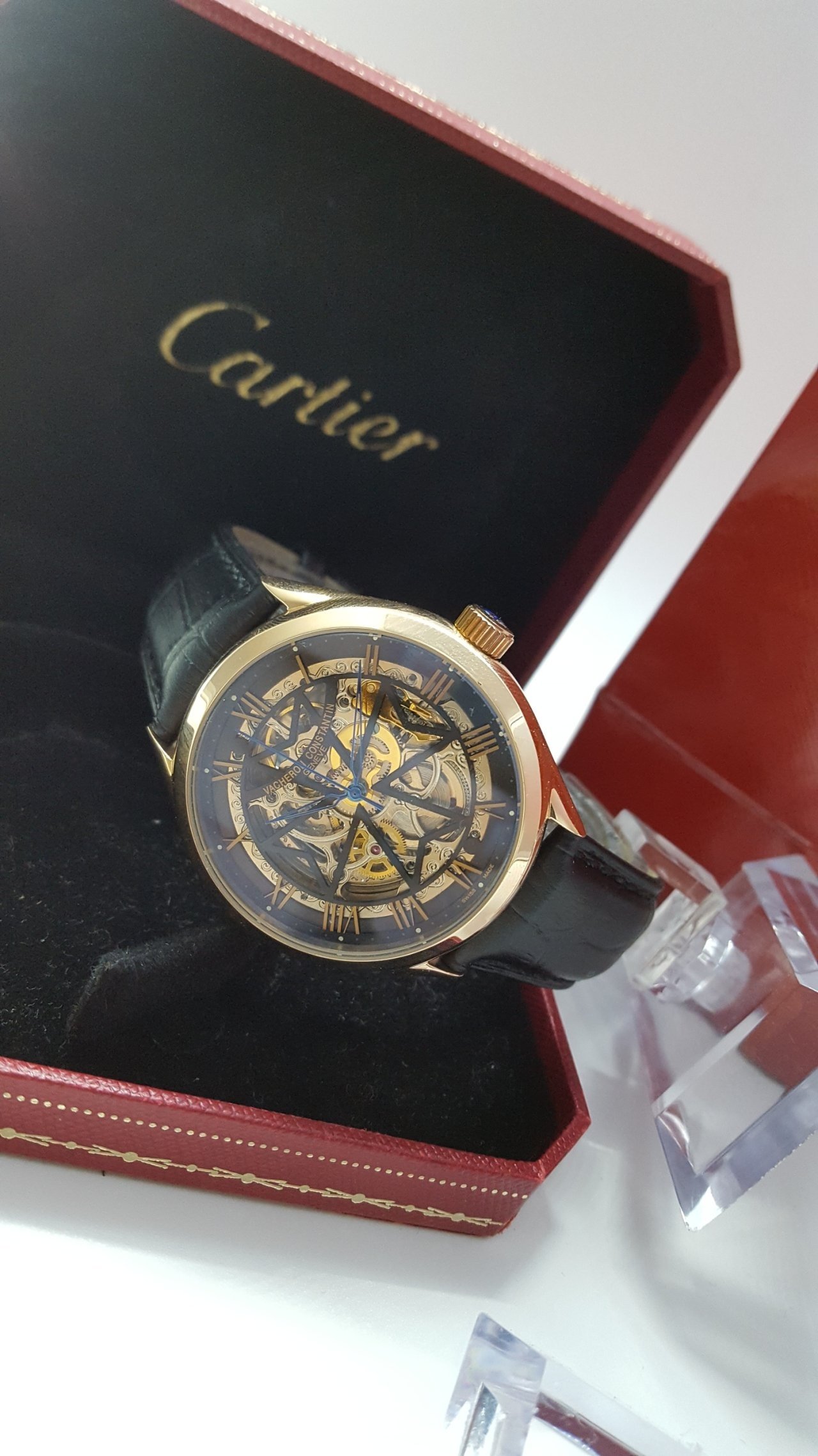<b><p>Vacron Cstantine Skelet Gold Inspec at Luxury</p></b><b><p>ヴァシュロン コンスタンティン スケルトン 金工 ゴムパン レザー 名品バッグ 時計</p></b><br /><br /><p align='center'>