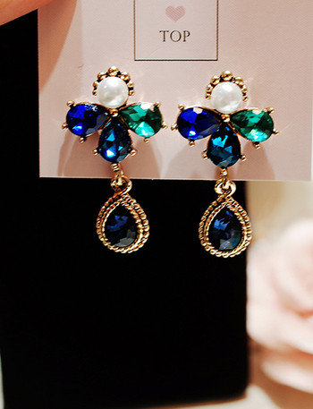 <b><p>Purple Dew Drop 3way earring</p></b><b><p>すみれ色 露 ドロップ 3ウェイ イヤリング</p></b><br /><br /><p align='center'>