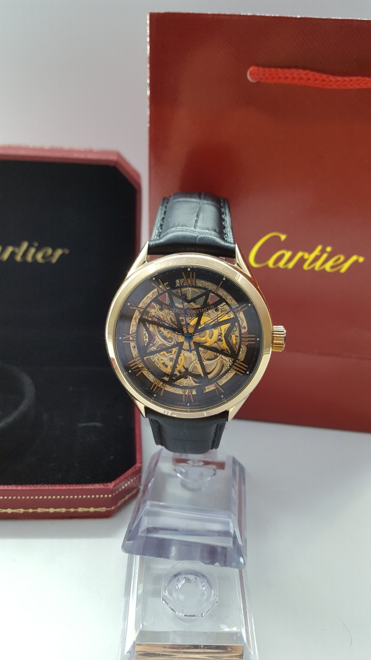 <b><p>Vacron Cstantine Skelet Gold Inspec at Luxury</p></b><b><p>ヴァシュロン コンスタンティン スケルトン 金工 ゴムパン レザー 名品バッグ 時計</p></b><br /><br /><p align='center'>