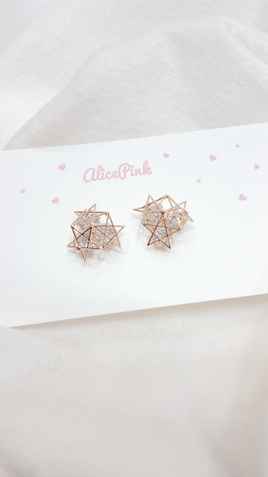 <b><p>Shoot star ering Cl Glitt Sp Crdation 2017</p></b><b><p>星を射る イヤリング 素敵な 輝く 2017春のコーディネート 華やかなカラー キュービックブブ</p></b><br /><br /><p align='center'>