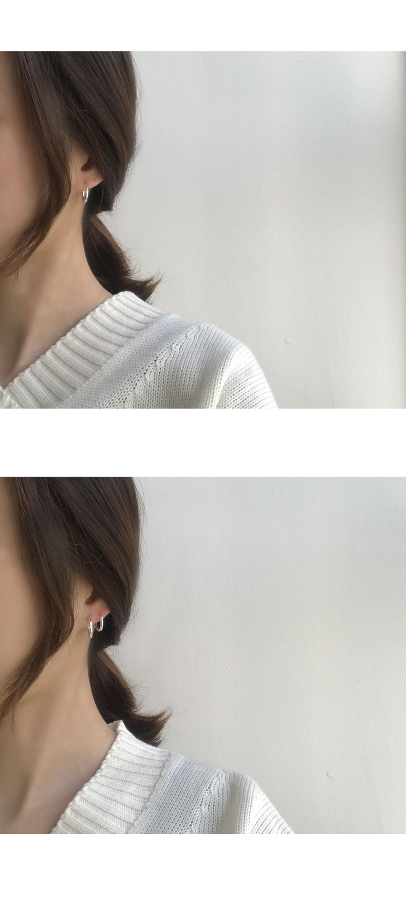 <b><p>basic Silver fing earrs species Vwab Women's</p></b><b><p>基本 ベーシック ウンチム リングピアス 3種 ビュレプ 女性のアクセサリー シルバー</p></b><br /><br /><p align='center'>
