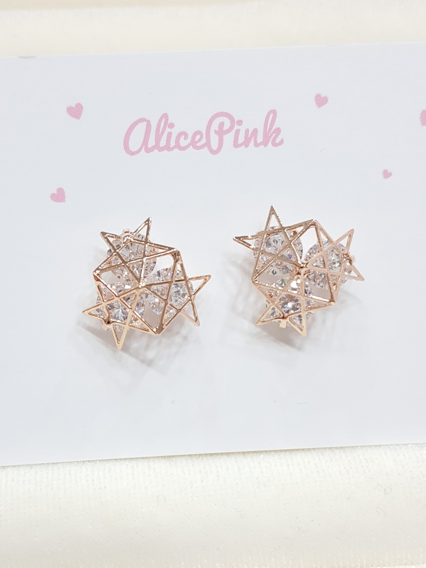 <b><p>Shoot star ering Cl Glitt Sp Crdation 2017</p></b><b><p>星を射る イヤリング 素敵な 輝く 2017春のコーディネート 華やかなカラー キュービックブブ</p></b><br /><br /><p align='center'>